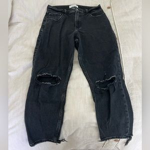 Abercrombie High Rise Curve Love Mom Jeans